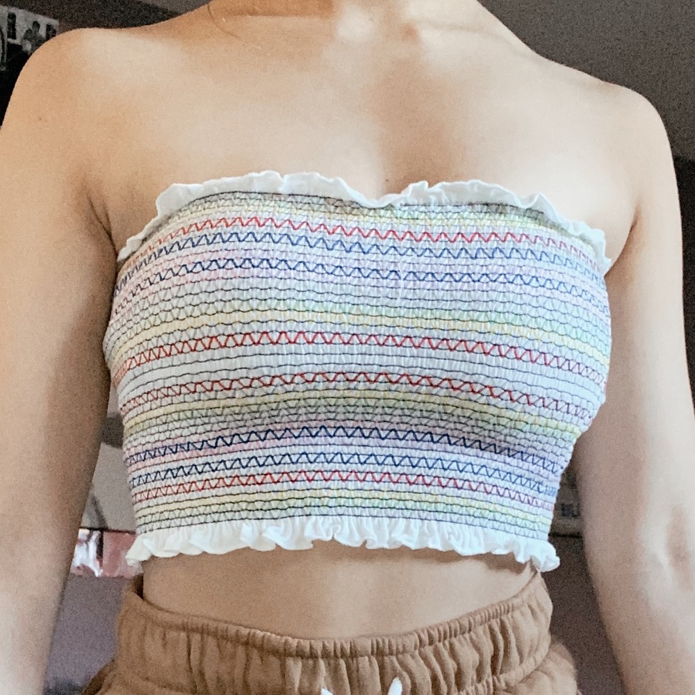 women’s knit tube top